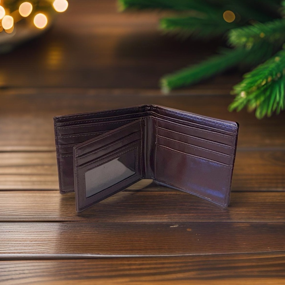 Multi Slot & Hidden Compartment w/ ID Window Bifold Billfold Wallet